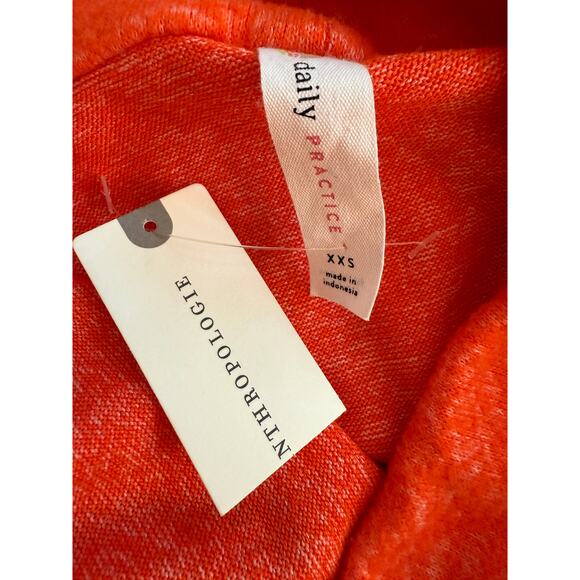 NWT Daily Practice by Anthropologie Draped Cowl Neck Midi Dress Size XXS - Picture 2 of 8